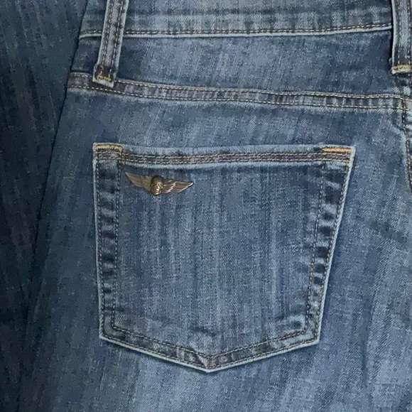 Rock & Republic Blue Straight Leg Jeans - Picture 4 of 9